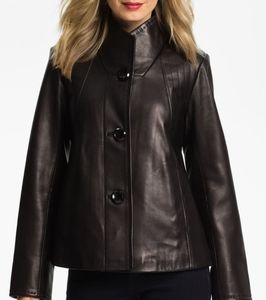 Ellen tracy leather jacket